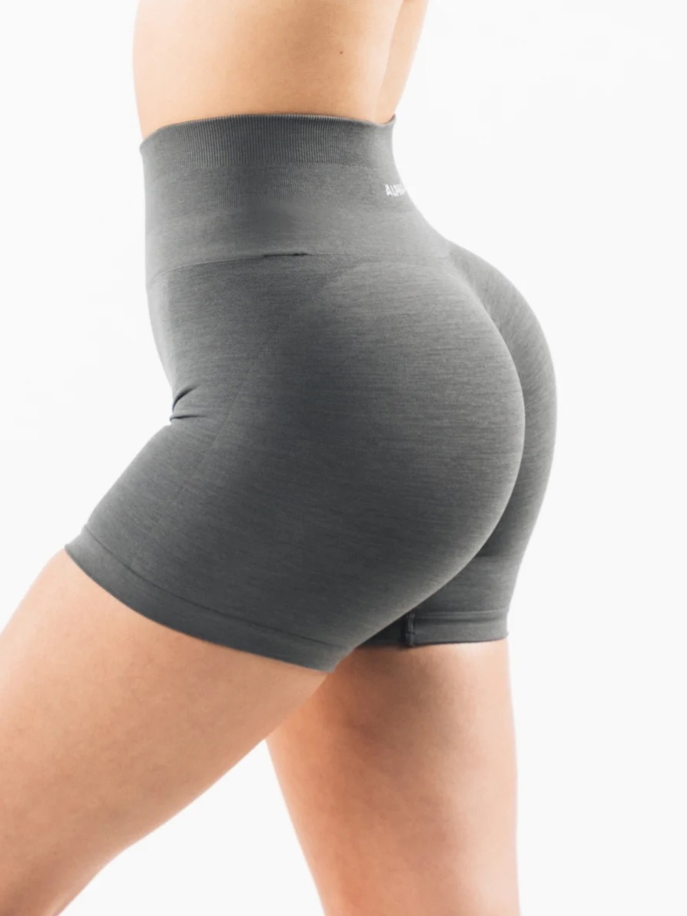 Alphalete Amplify Ultra-High Rise Short - Smoke